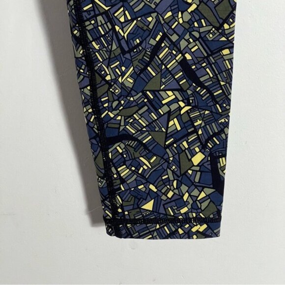 SWEATY BETTY Leggings/Pants size XS Power Full Length Map Print Women’s Workout - Picture 6 of 12